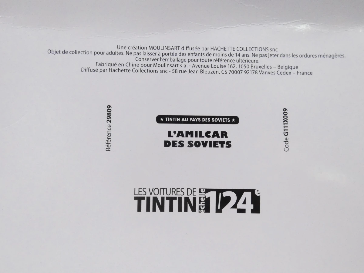 Uniek Lot van 4 Kuifje Modelauto's (Atlas Editions) – Nog in Sealed verpakking!