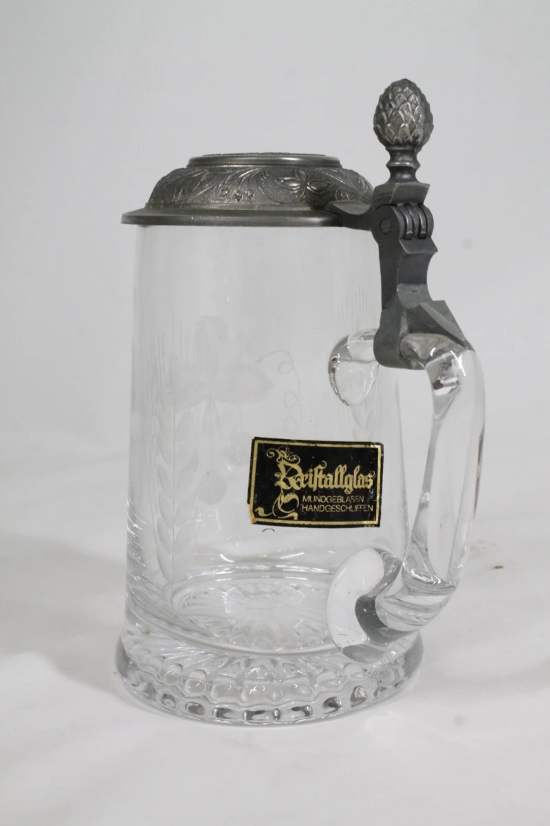Vintage Duitse kristallen bierpul - foto 2