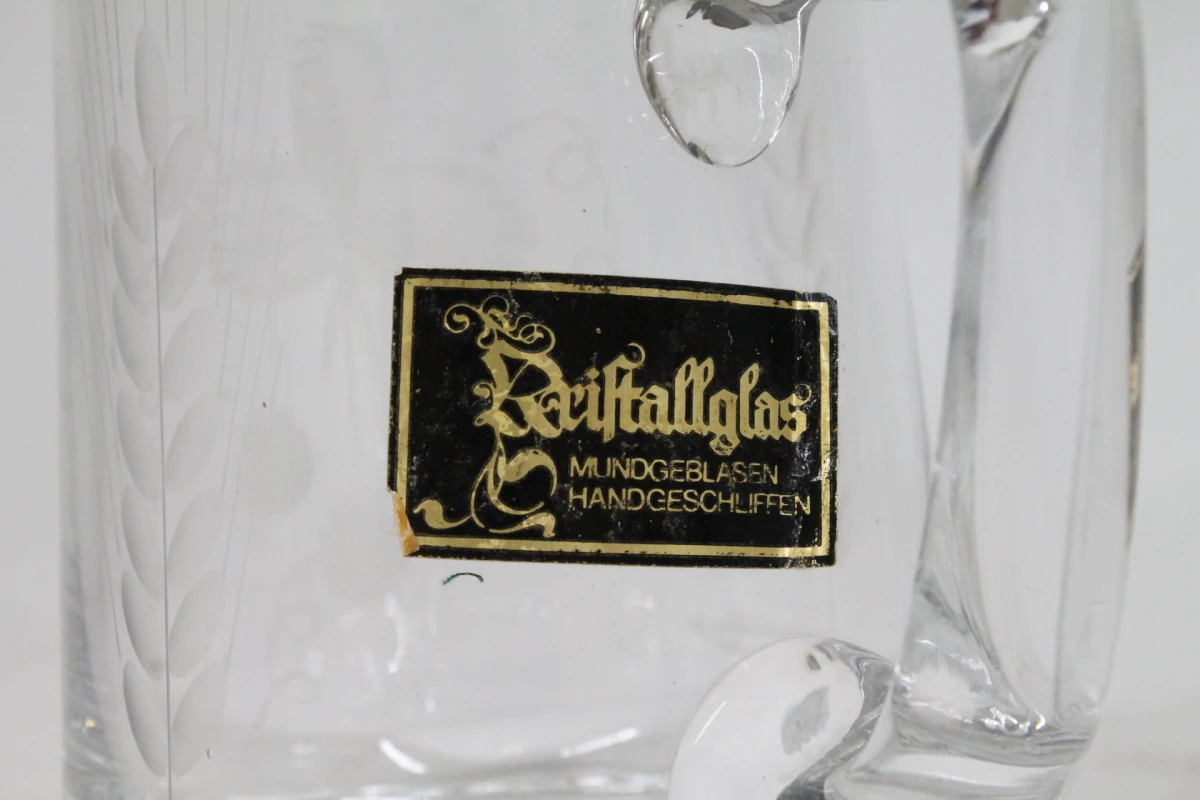 Vintage Duitse kristallen bierpul - foto 3