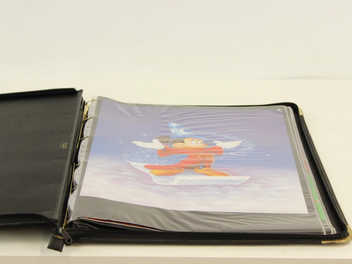 Vintage Disney  A3 prentenalbum in leren map - foto 3
