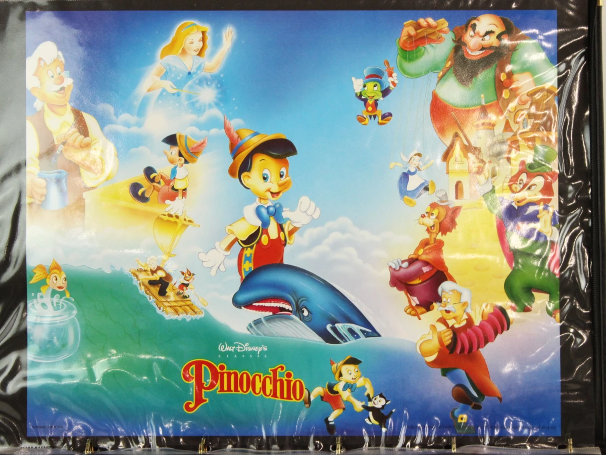 Vintage Disney  A3 prentenalbum in leren map - foto 7