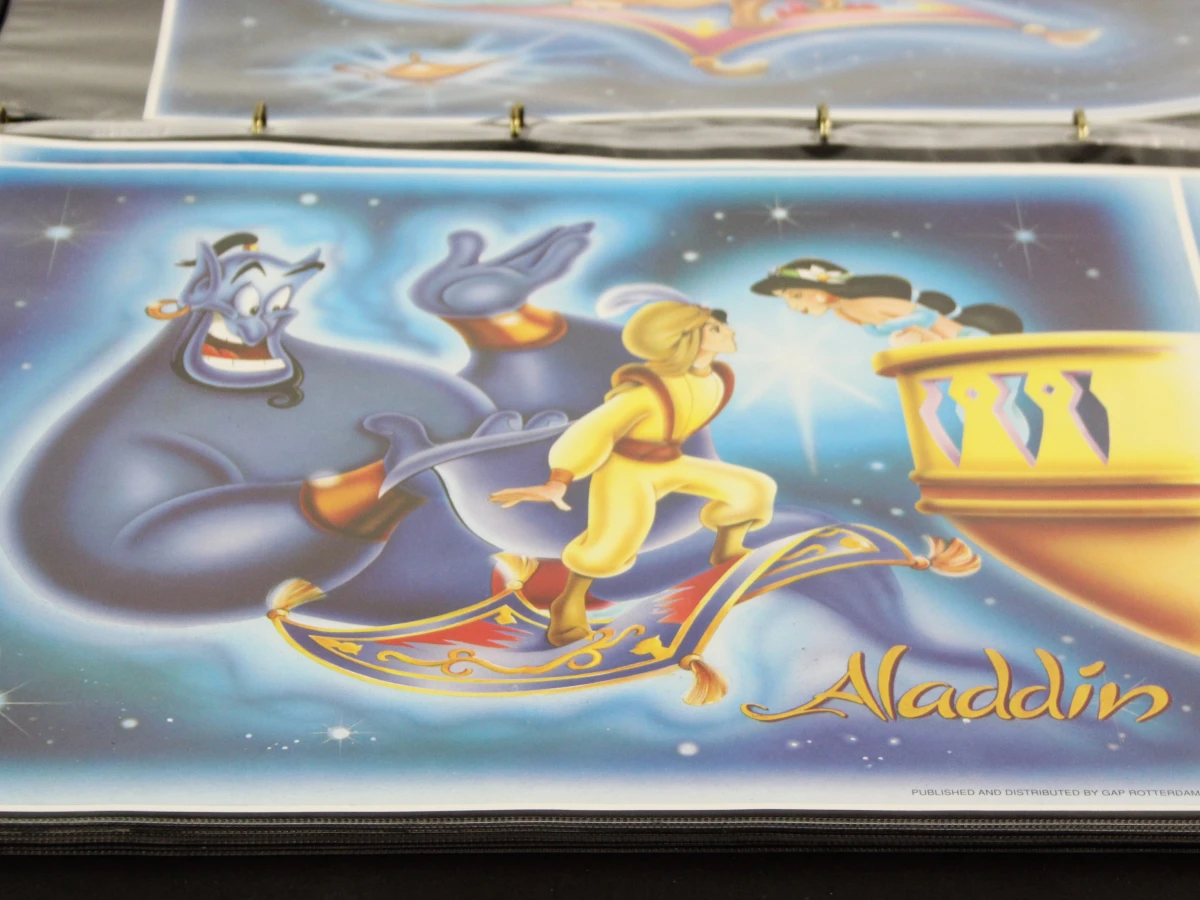 Vintage Disney  A3 prentenalbum in leren map - foto 5