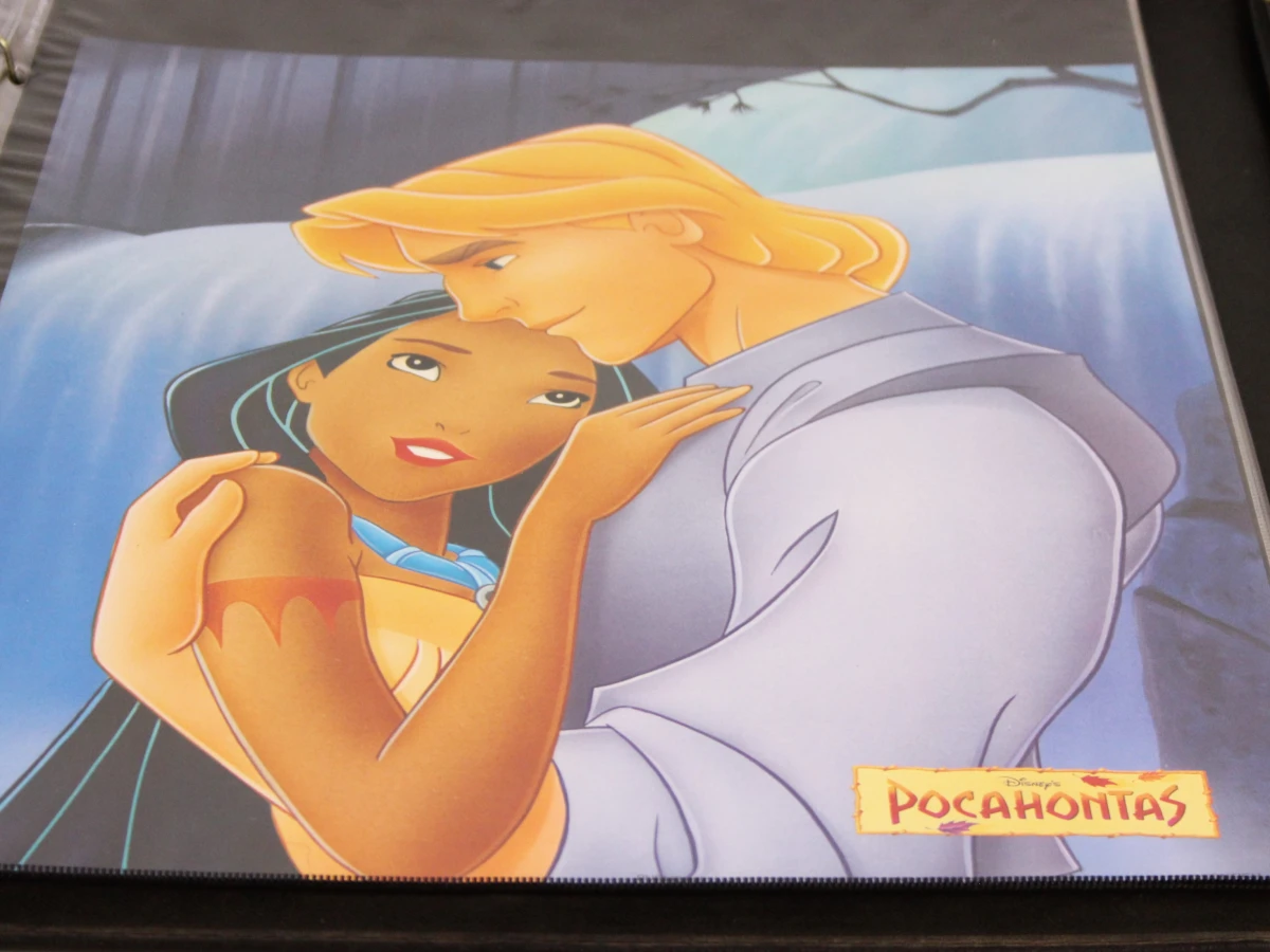 Vintage Disney  A3 prentenalbum in leren map - foto 4