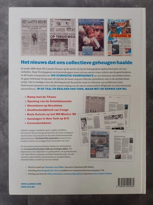 Boek: Het Laatste Nieuws: Onze geschiedenis in 100 voorpagina's en 200 andere krantenartikelen - foto 9