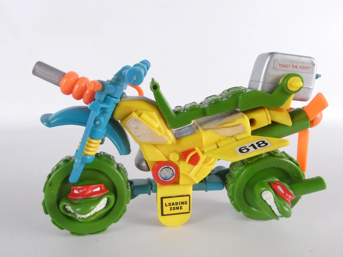 Teenage Mutant Hero Turtles speelgoedfiguren met VHS