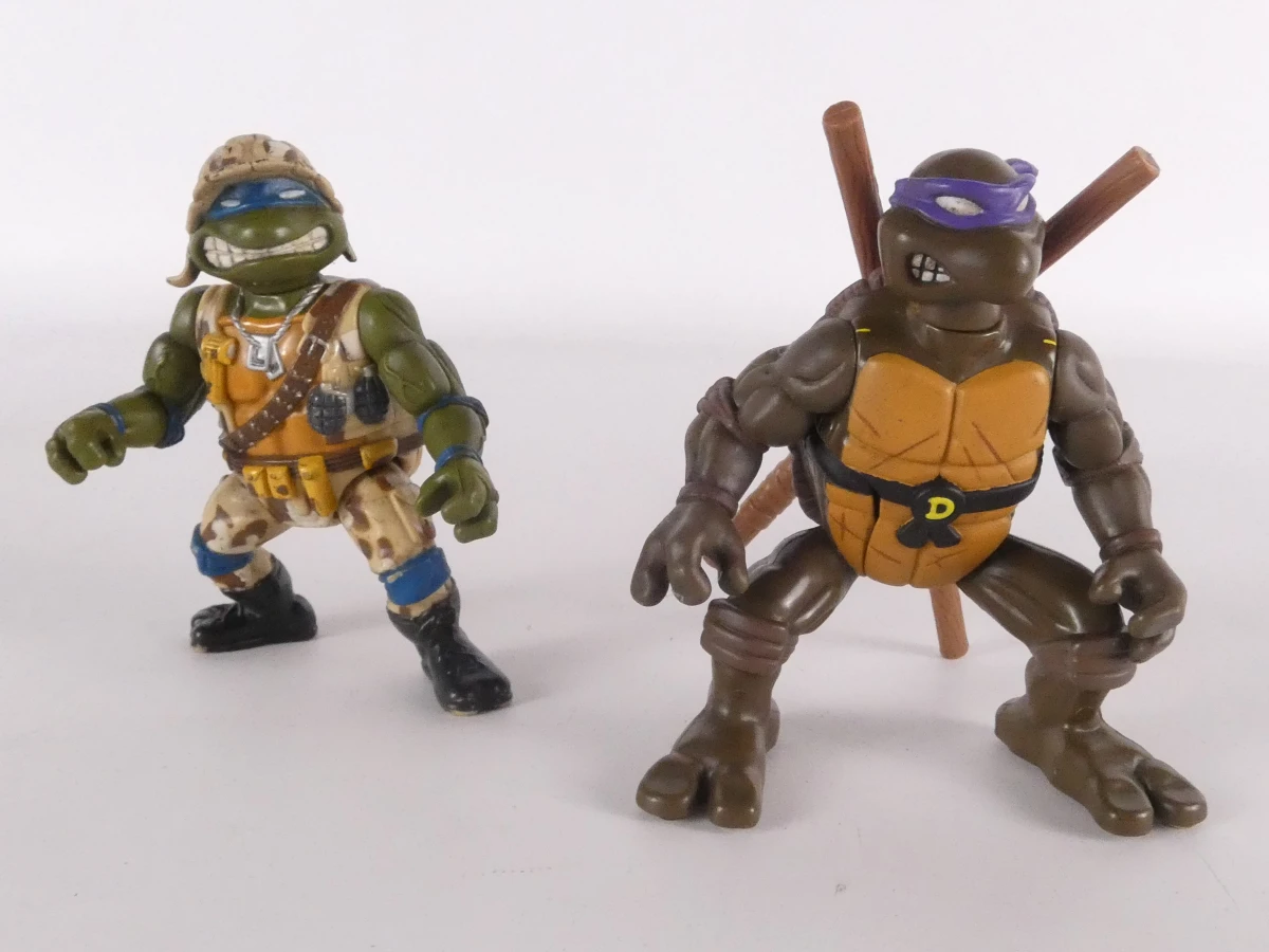 Teenage Mutant Hero Turtles speelgoedfiguren met VHS