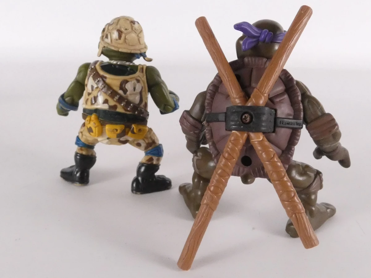 Teenage Mutant Hero Turtles speelgoedfiguren met VHS