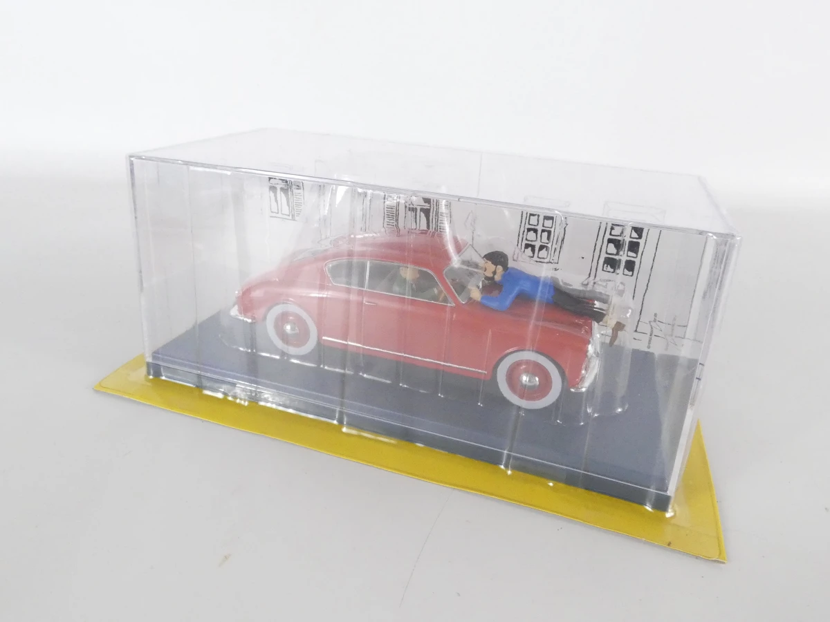 Set van 3 Tintin modelauto's in schaal 1/24 in displaybox(OVP)