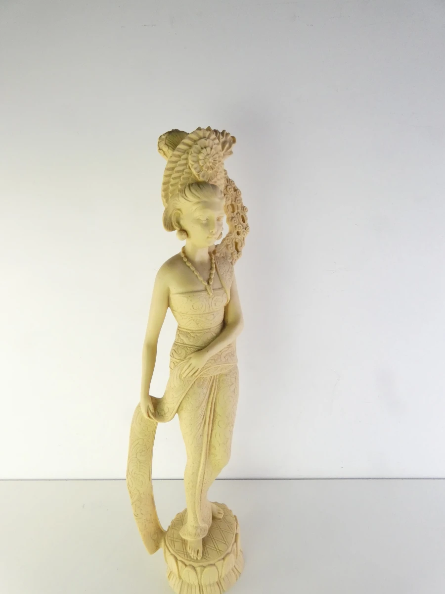 Vintage Balinees Beeld – Danseres