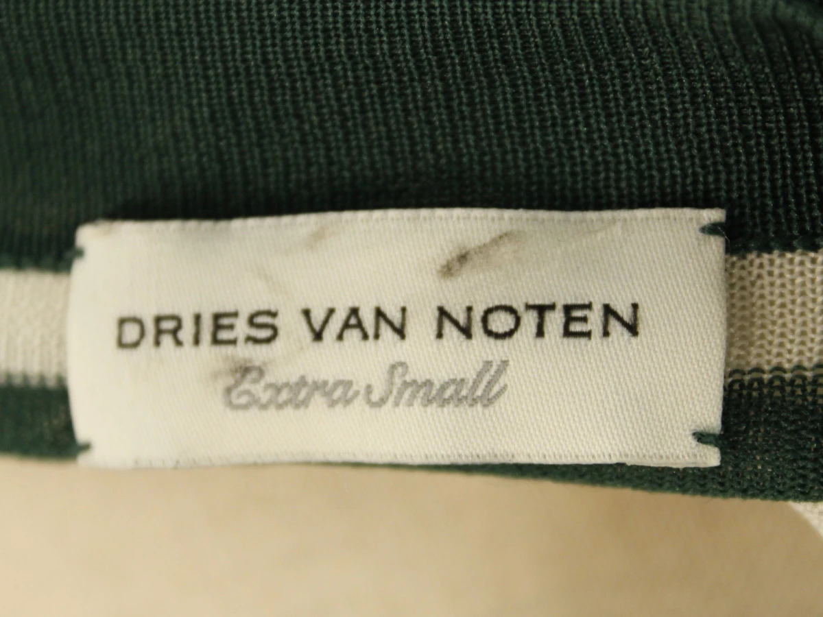 Dries Van Noten gestreepte, licht transparante top - XS / oversized fit - foto 7