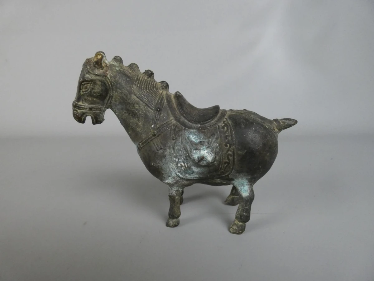 Bronzen paard