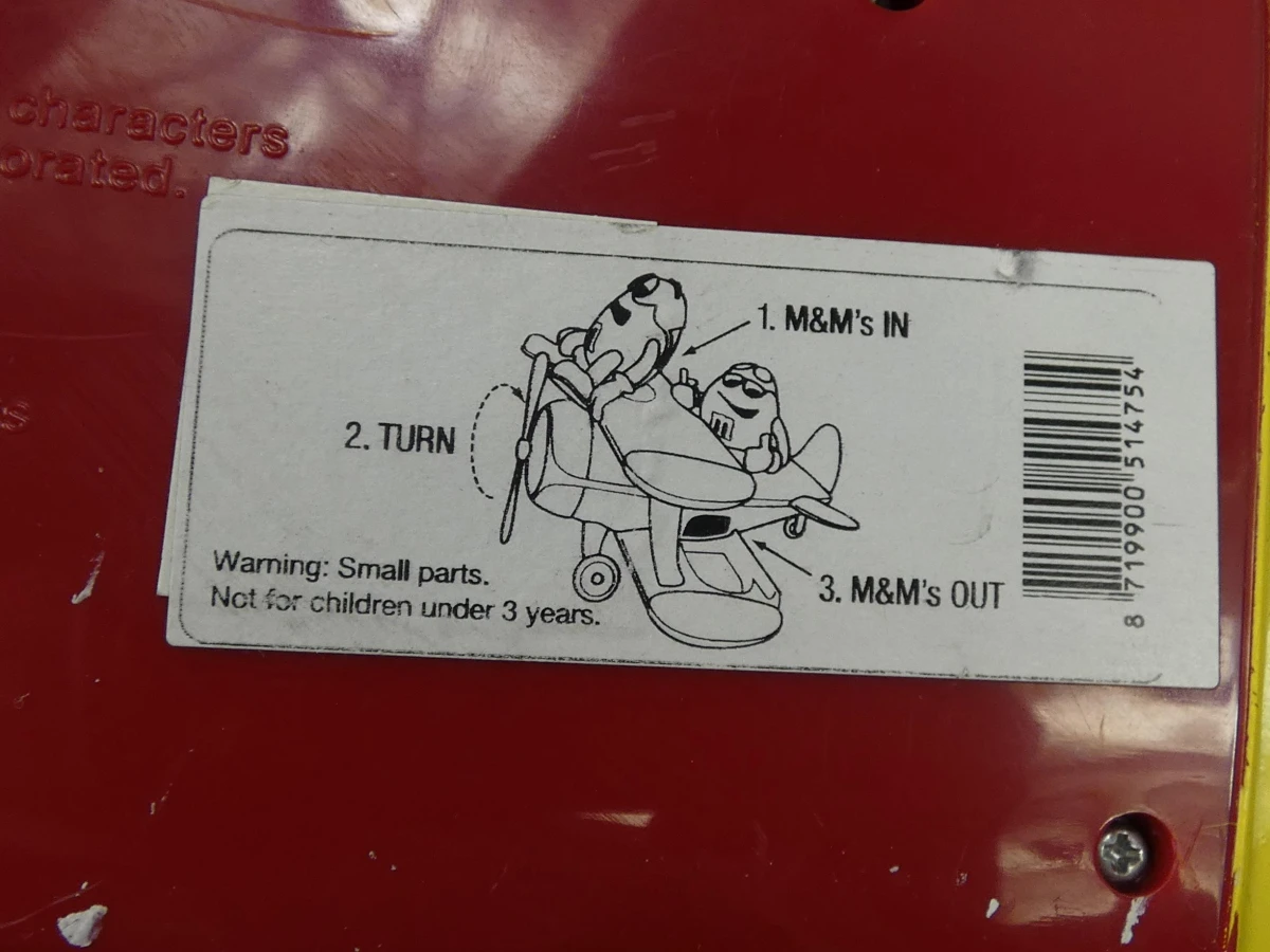 M&M's Vliegtuig Snoepdispenser - foto 8