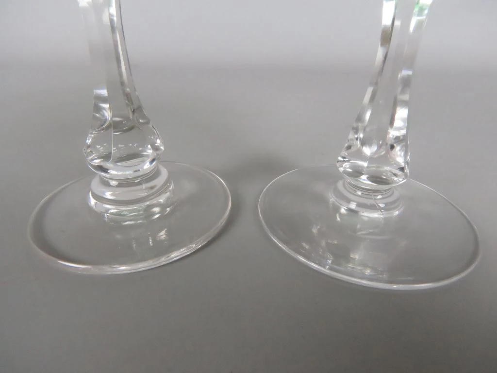 Set van 2 vintage uraniumglas wijnglazen - foto 4