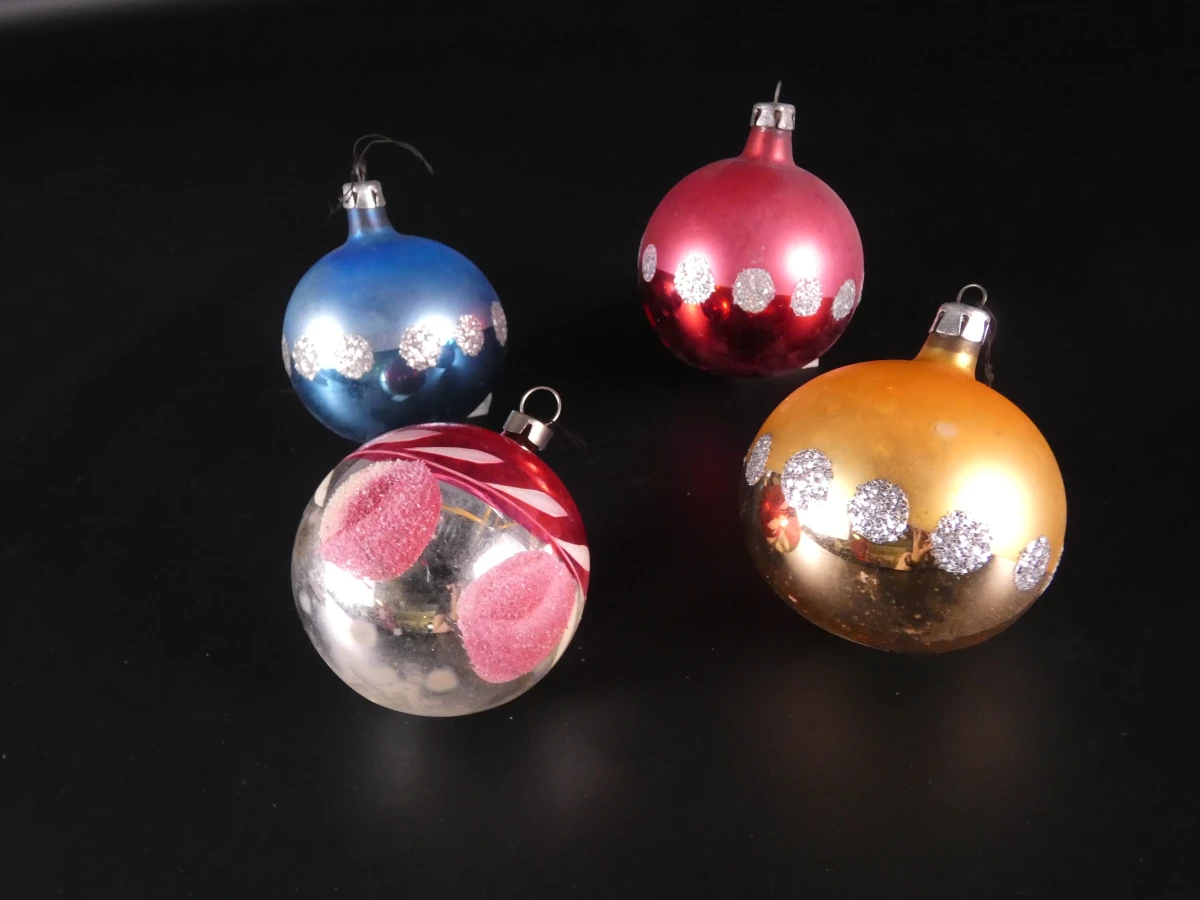 Vintage kerstversiering in dozen - foto 4