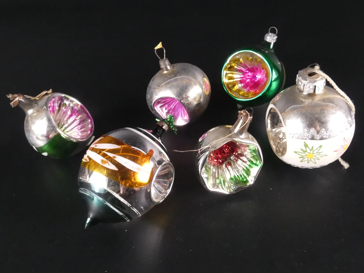 Vintage kerstversiering in dozen - foto 5