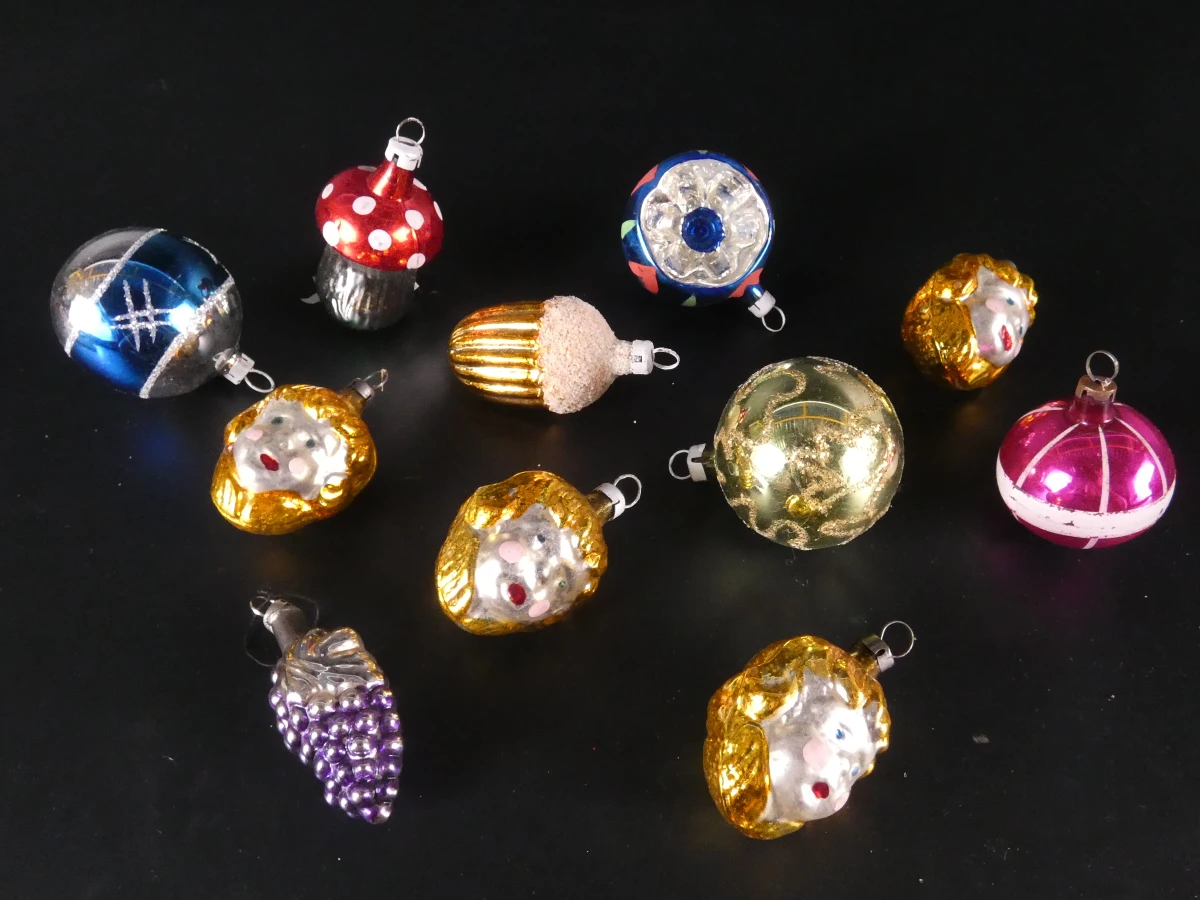 Vintage kerstversiering in dozen - foto 7
