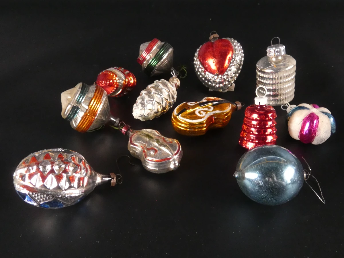 Vintage kerstversiering in dozen - foto 9