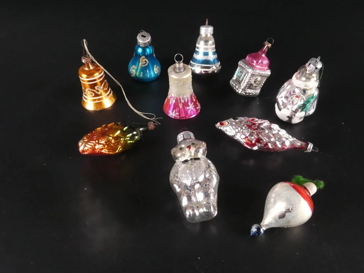 Vintage kerstversiering in dozen - foto 3