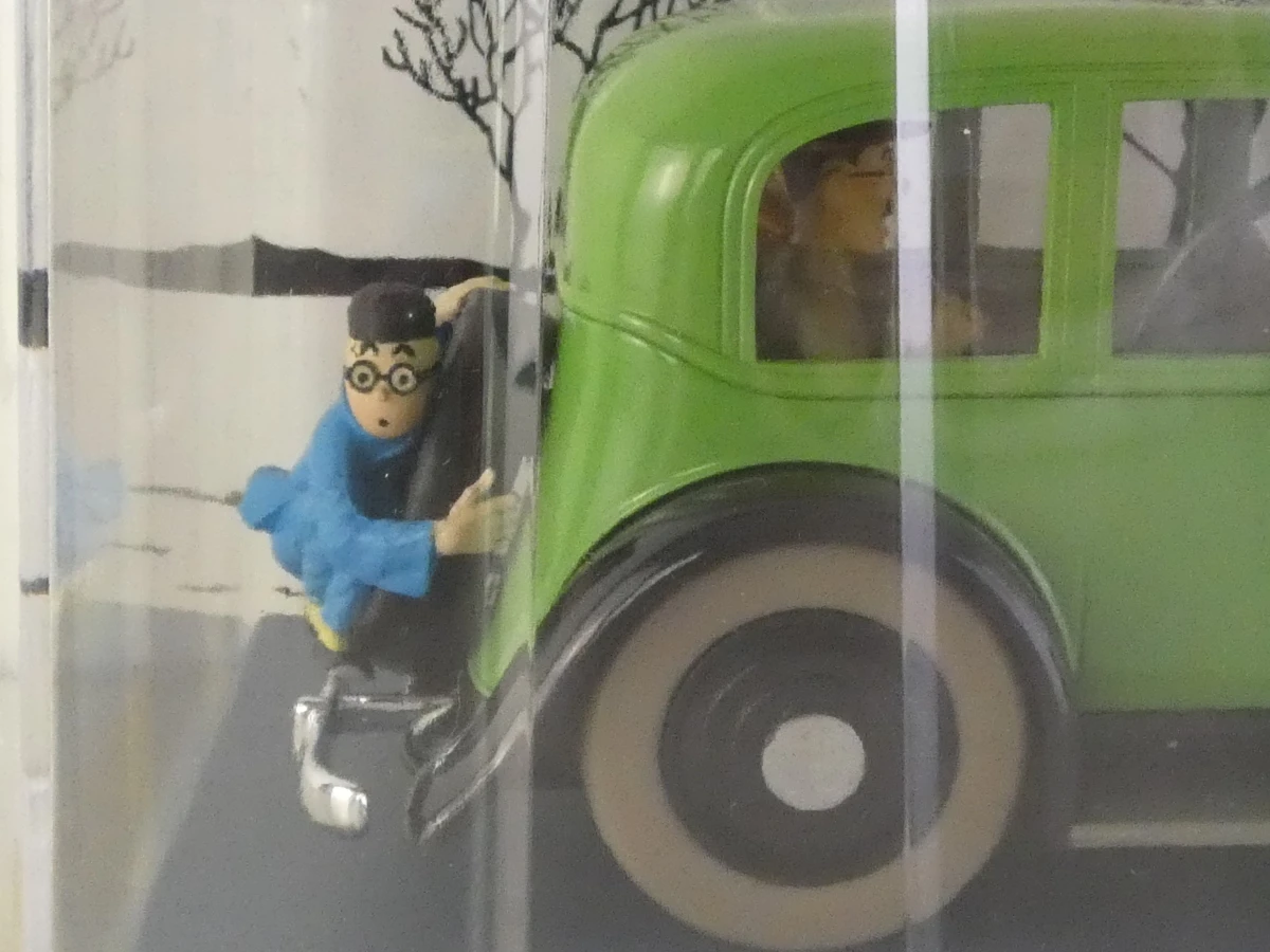 Set van 3 Tintin modelauto's in schaal 1/24 in originele verpakking(OVP)