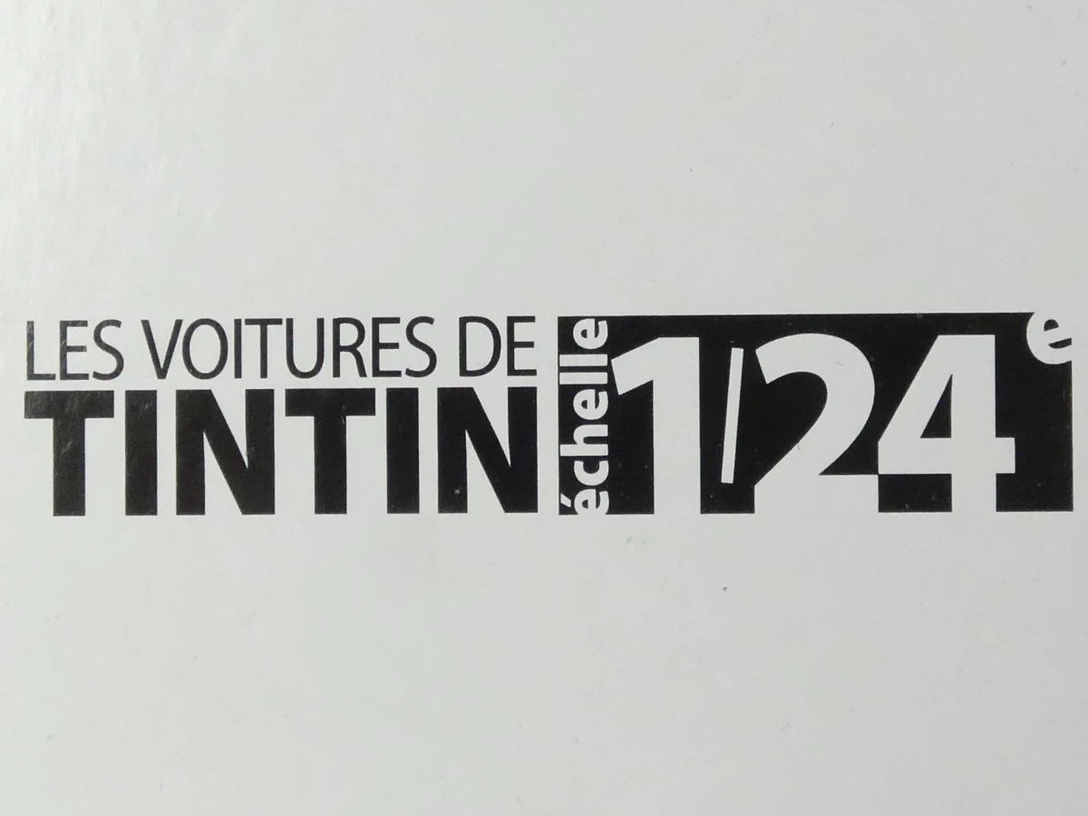Set van 3 Tintin modelauto's in schaal 1/24 in originele verpakking(OVP)