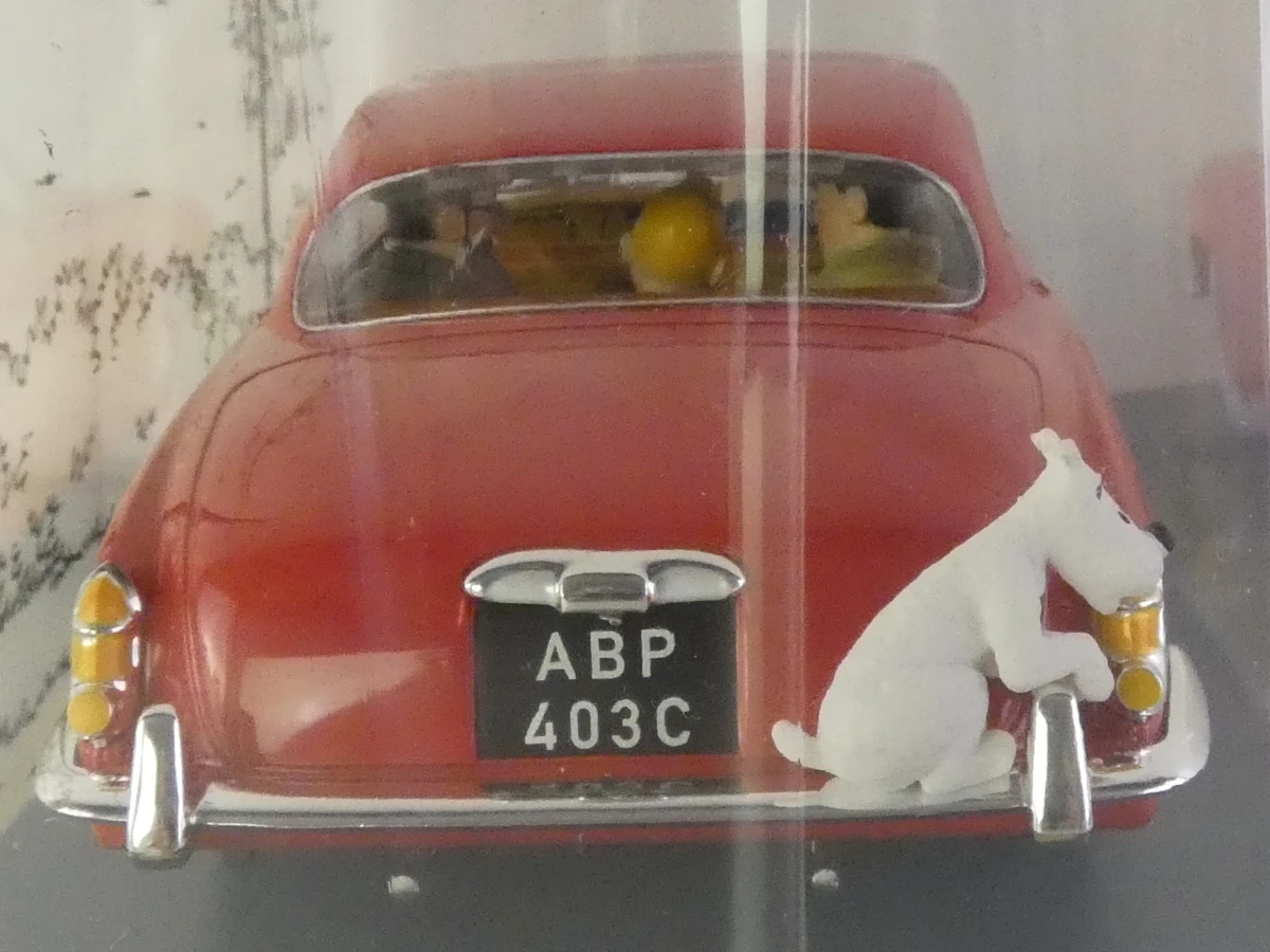 Set van 3 Tintin modelauto's in schaal 1/24 in originele verpakking(OVP)