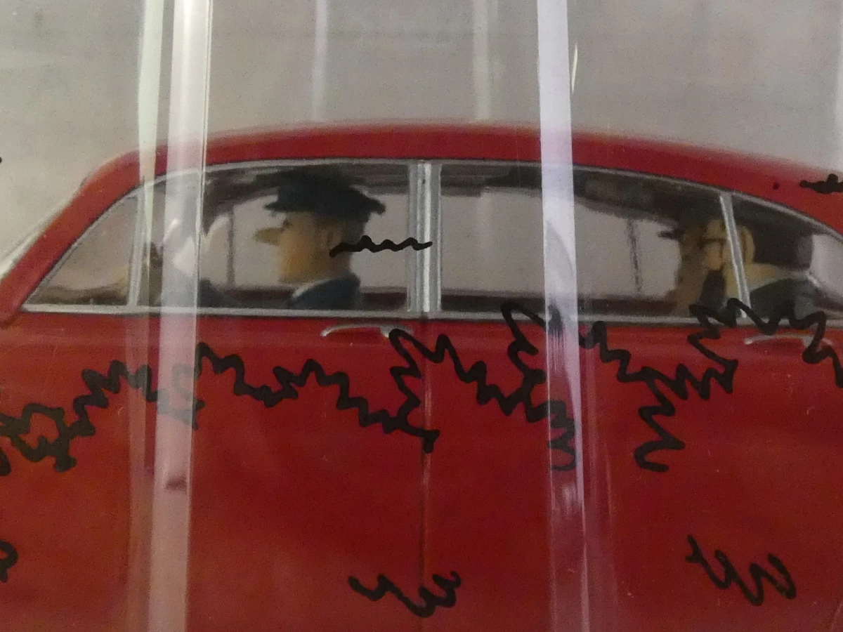 Set van 3 Tintin modelauto's in schaal 1/24 in originele verpakking(OVP)