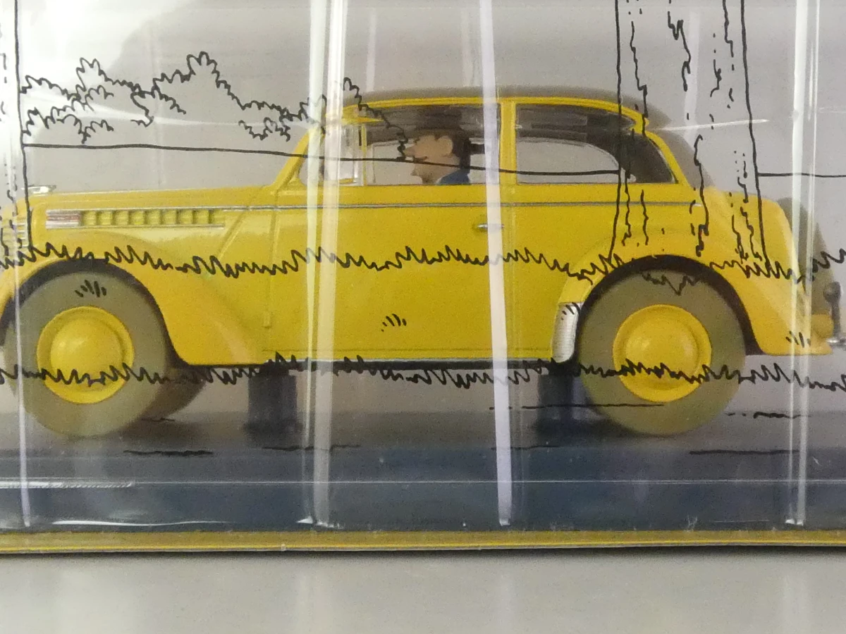 Set van 3 Tintin modelauto's in schaal 1/24 in originele verpakking(OVP)