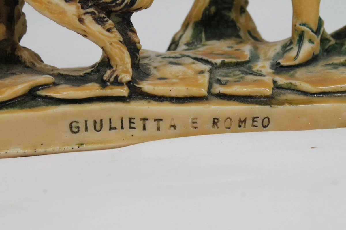 Vintage Italiaans beeldje: Giulietta e Romeo - foto 7