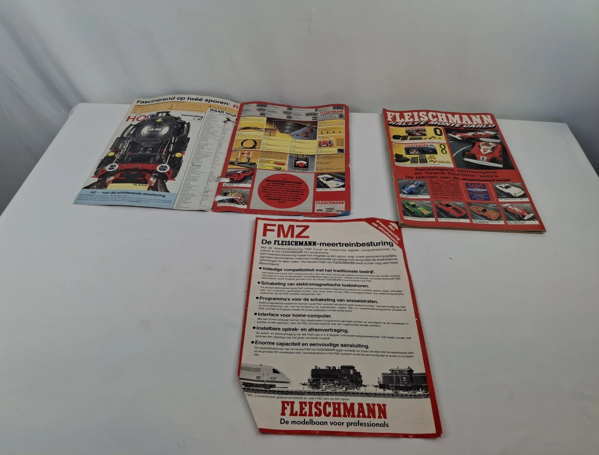 Fleischmann HO modeltrein set met rails en accessoires - foto 12