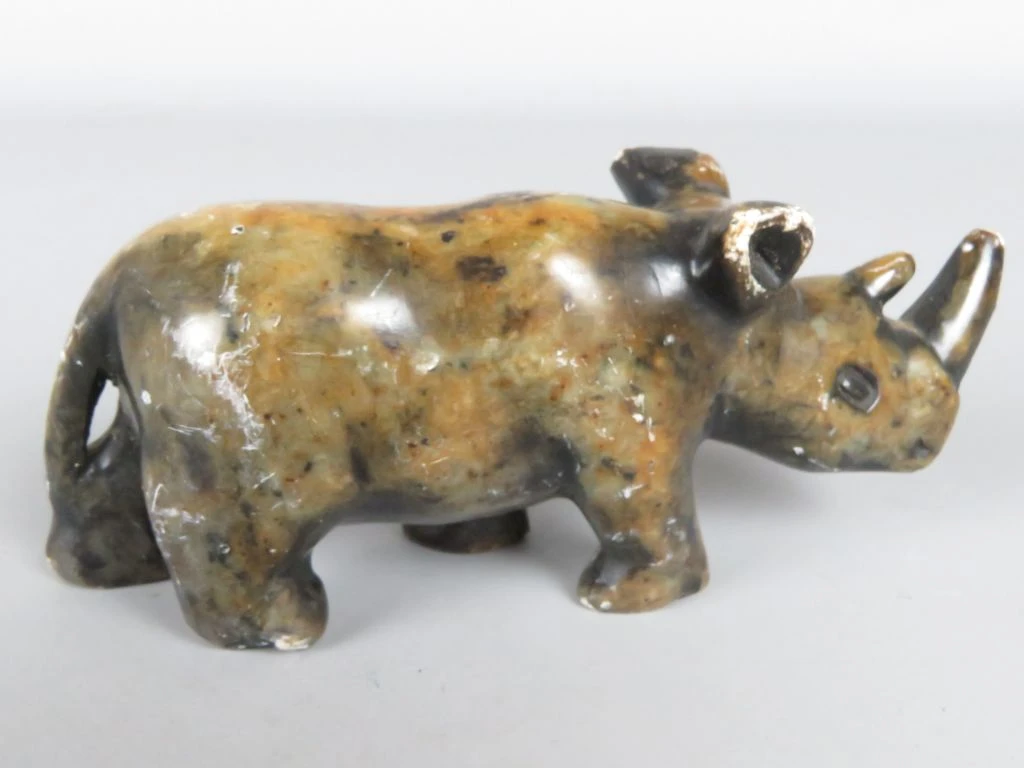 Keramisch beeldje van een neushoorn - foto 3