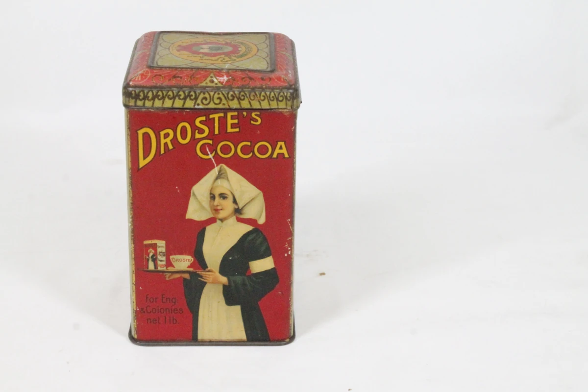 Antiek Droste's Cacao blikje - foto 2