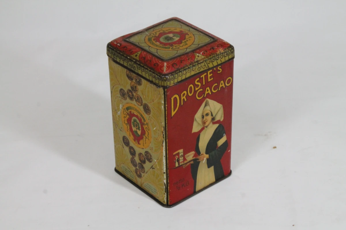 Antiek Droste's Cacao blikje - foto 3
