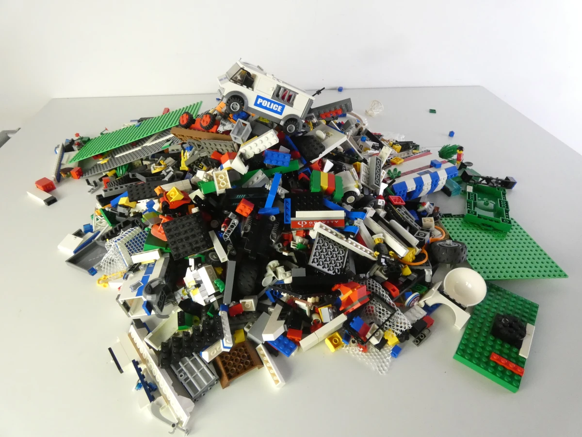 Grote verzameling gebruikte LEGO bouwstenen en figuren(ca. 5 kg.)