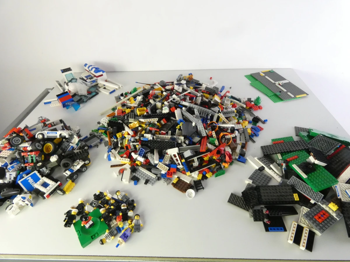 Grote verzameling gebruikte LEGO bouwstenen en figuren(ca. 5 kg.)