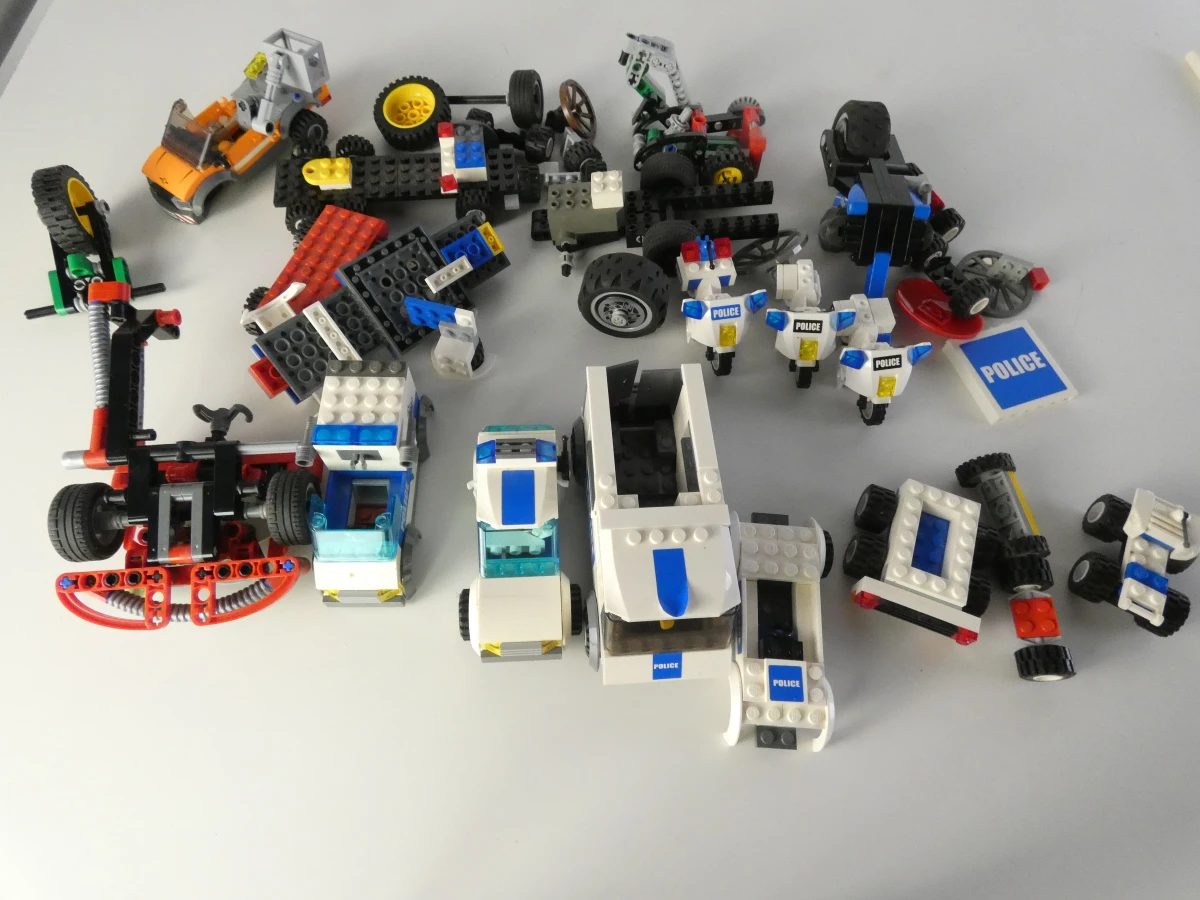 Grote verzameling gebruikte LEGO bouwstenen en figuren(ca. 5 kg.)