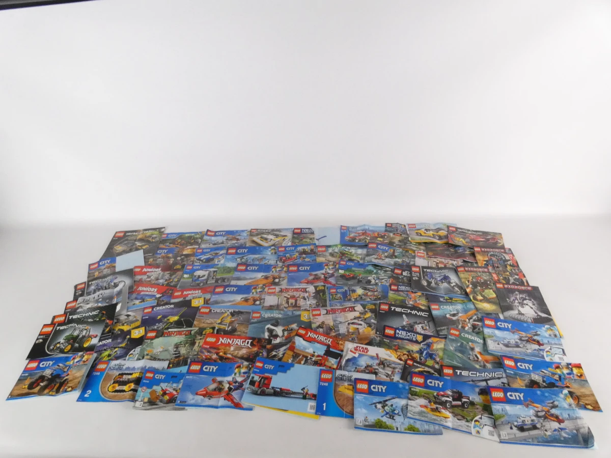 Grote verzameling LEGO bouwinstructies