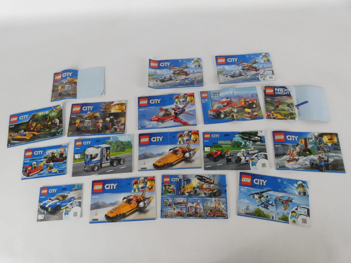 Grote verzameling LEGO bouwinstructies