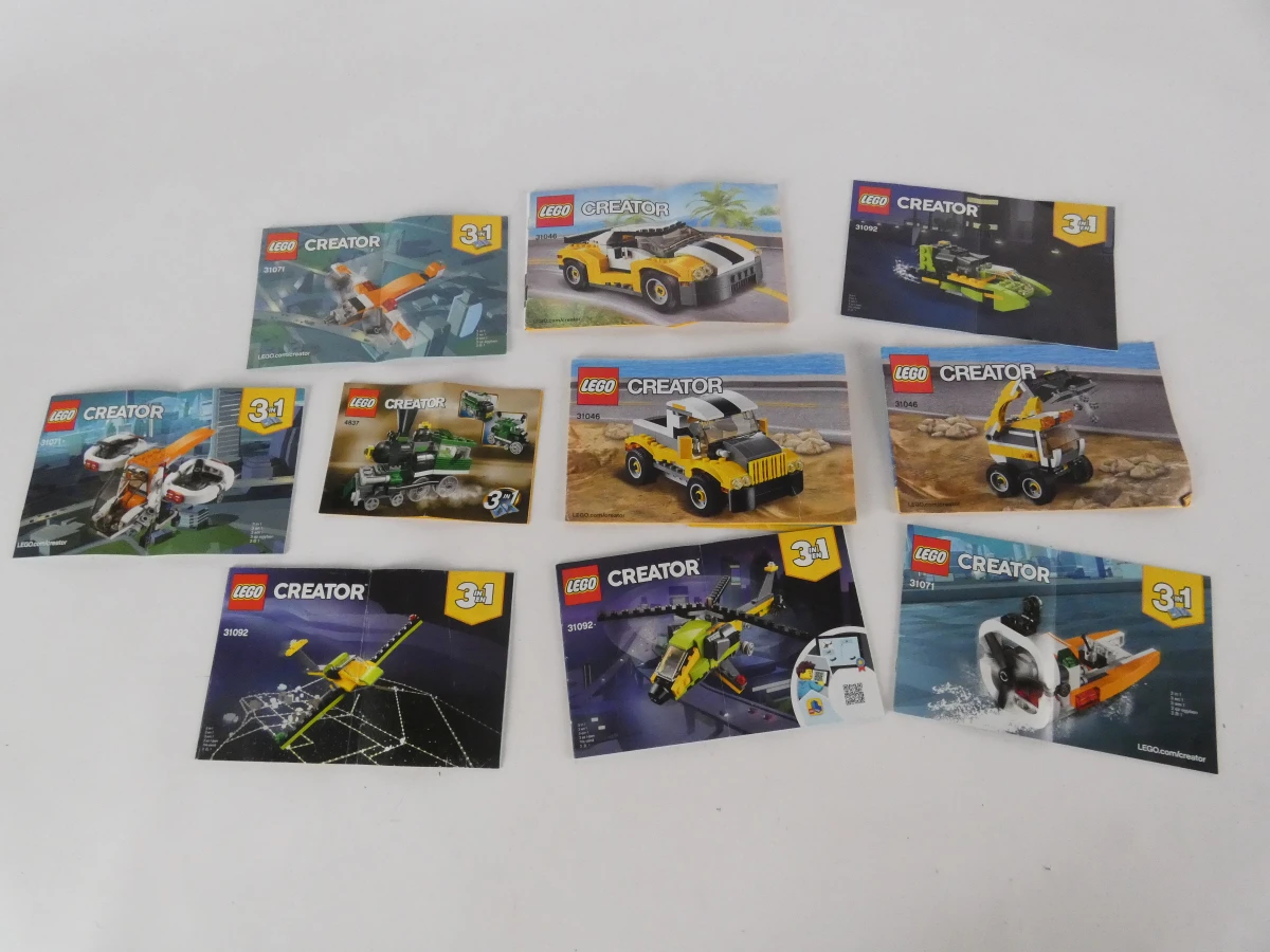Grote verzameling LEGO bouwinstructies