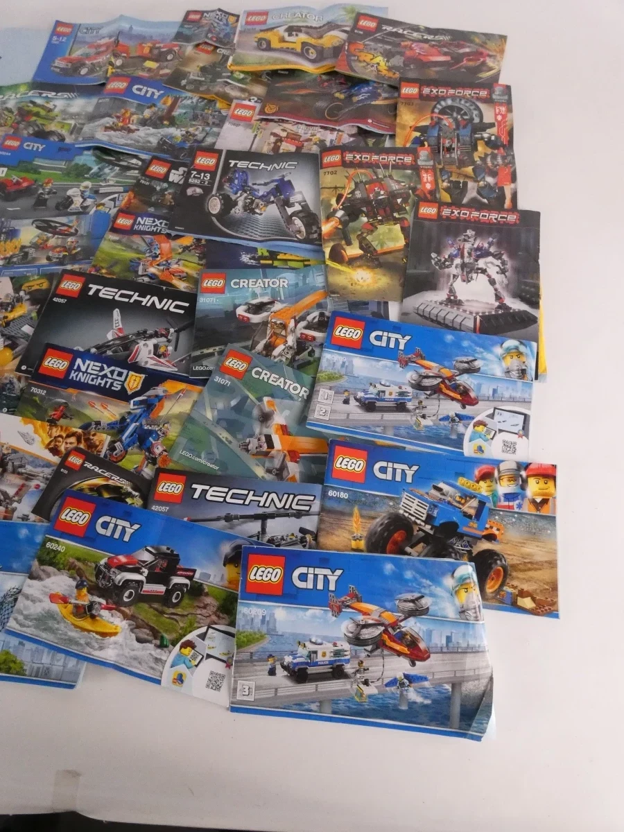 Grote verzameling LEGO bouwinstructies