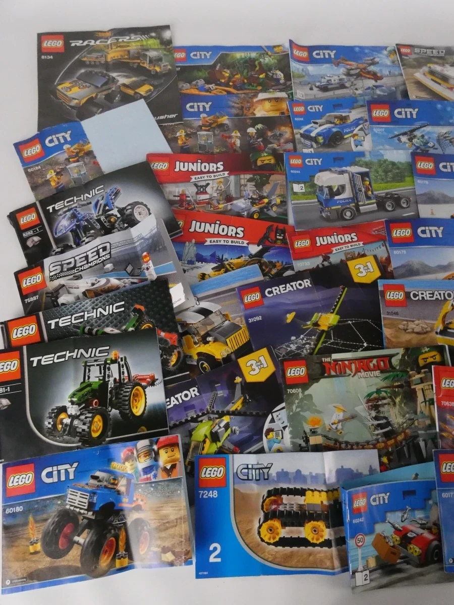 Grote verzameling LEGO bouwinstructies