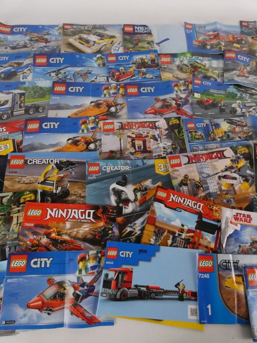 Grote verzameling LEGO bouwinstructies