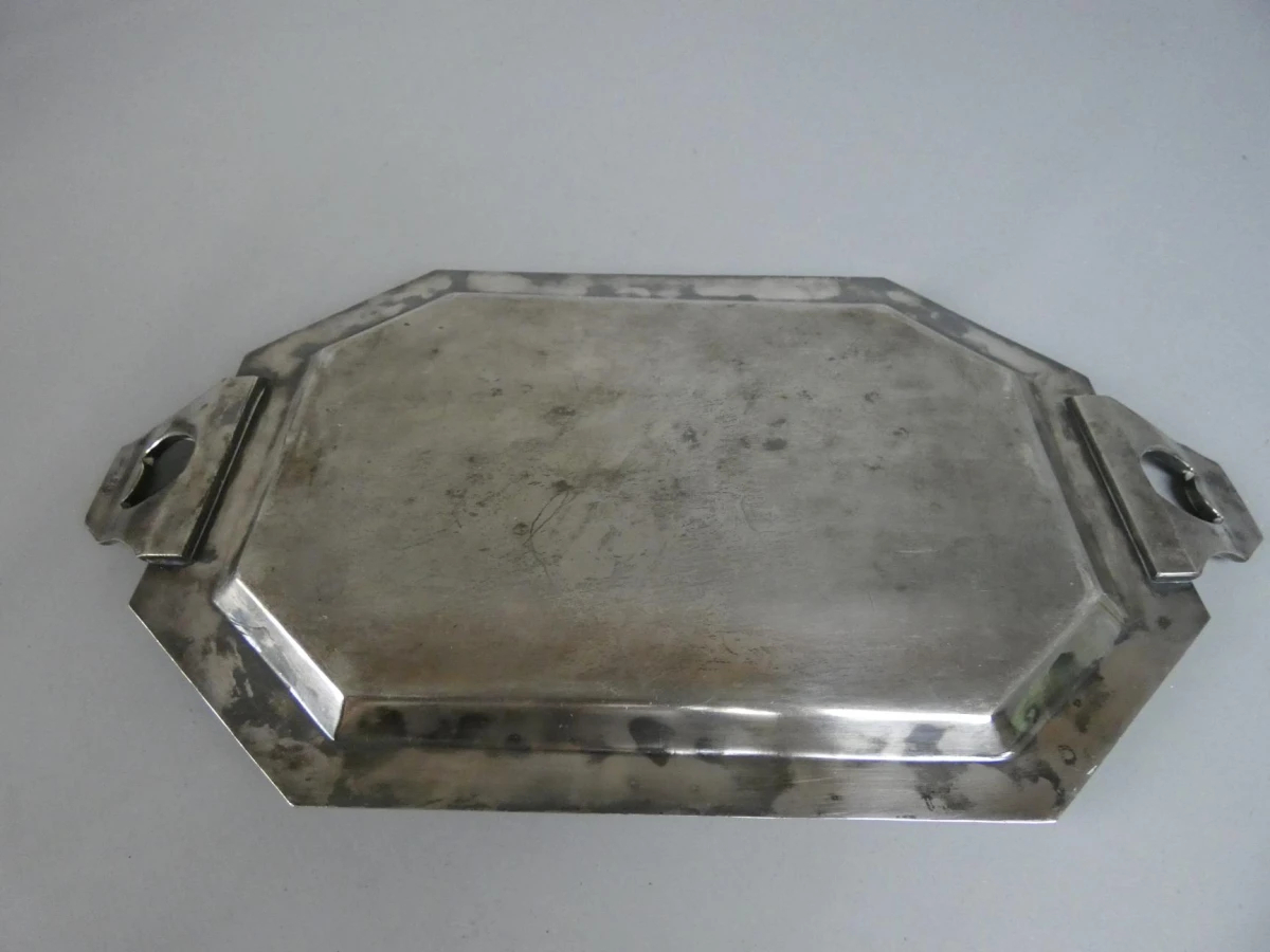 Metalen Art Deco dienblad - foto 2