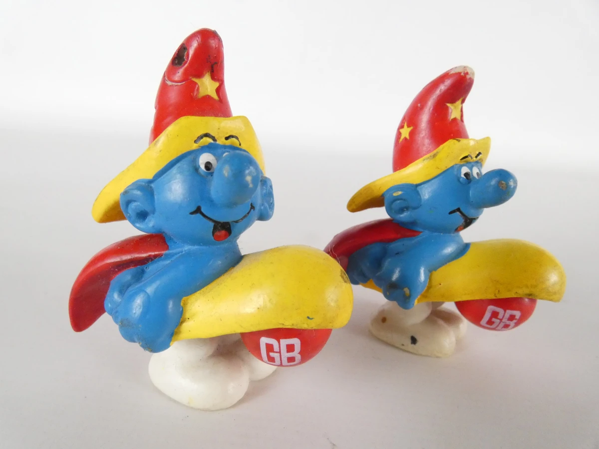 28 vintage Smurfen beeldjes
