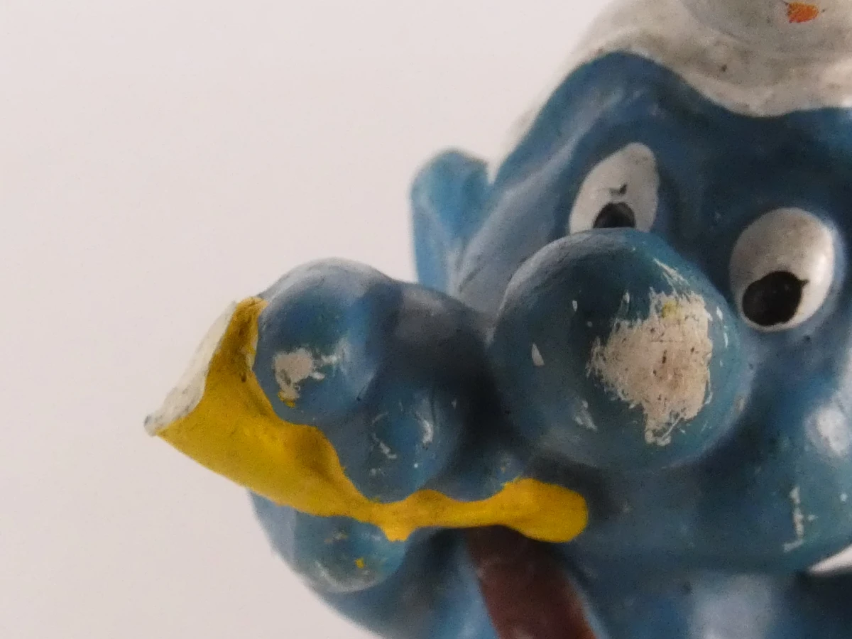 28 vintage Smurfen beeldjes
