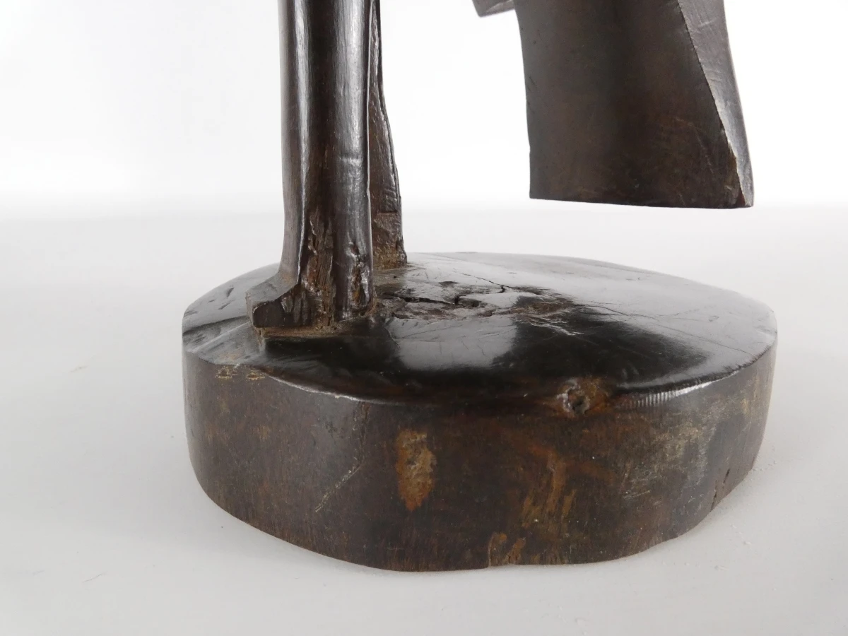 Vintage Houten Vogelgezin – Set van 4 Sculpturen