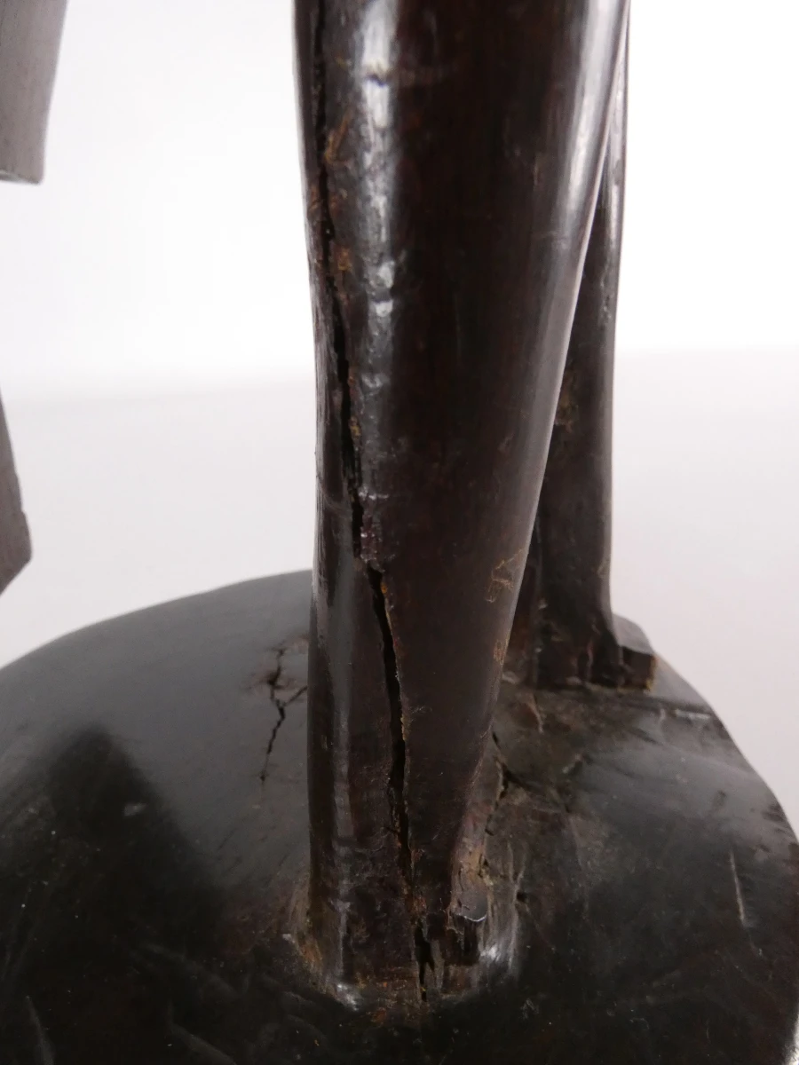 Vintage Houten Vogelgezin – Set van 4 Sculpturen