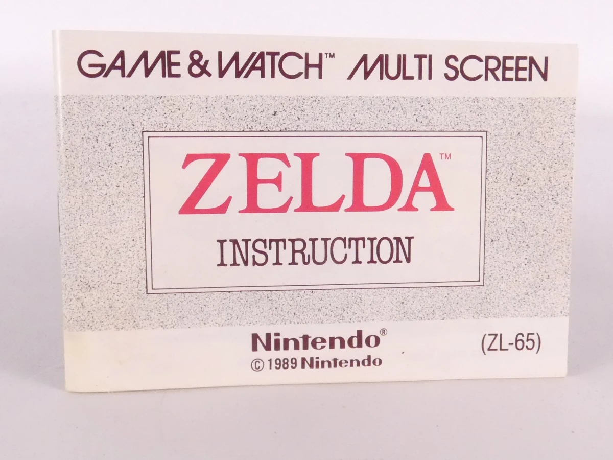 Vintage Nintendo Game & Watch: Zelda (ZL-65) – Multi Screen Boxed Set (1989) - foto 11