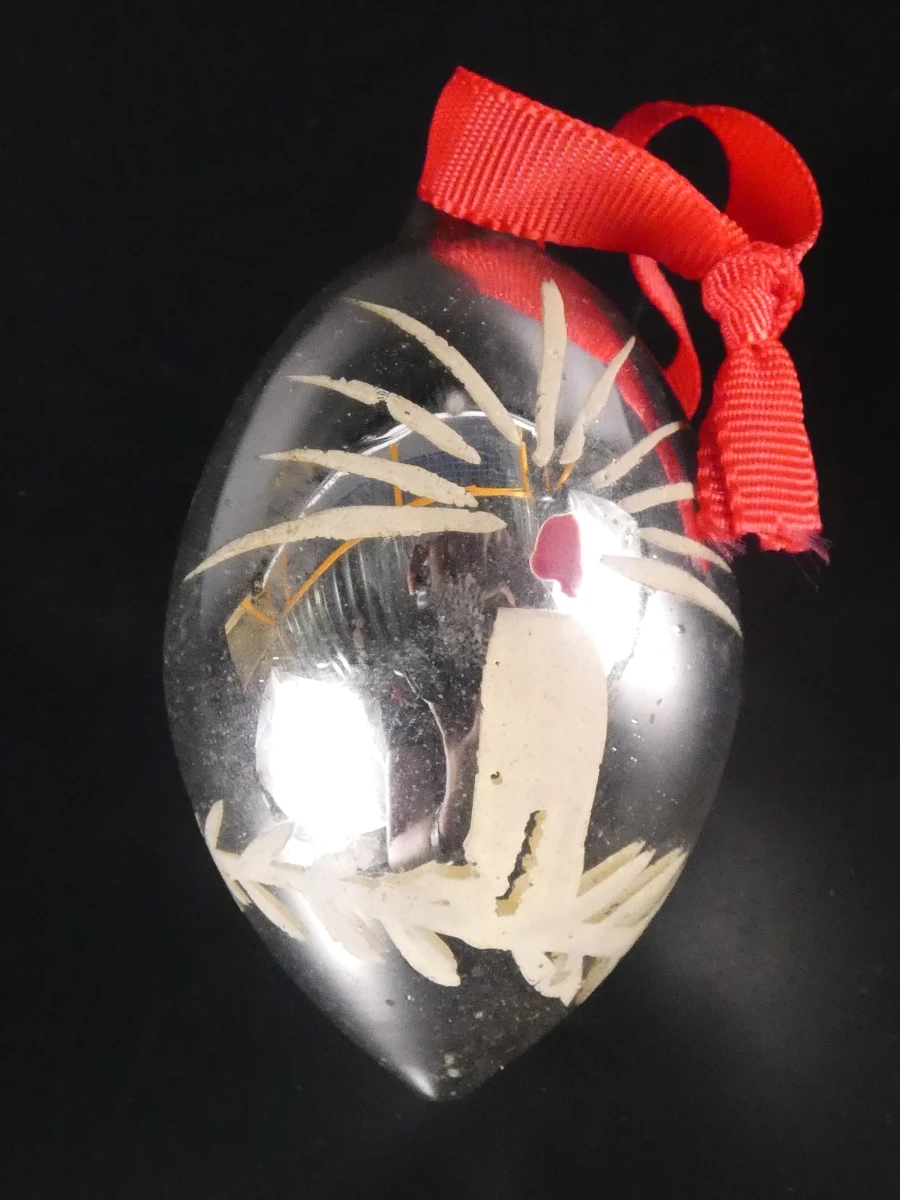 8 vintage Ajeko kerstballen, diverse vormen en kleuren - foto 11