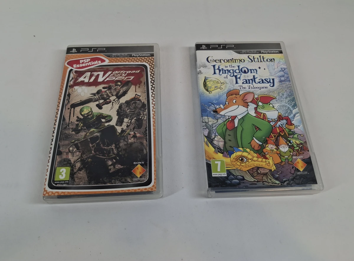 Sony PSP draagbare spelconsole met 4 spellen en oplader - foto 3
