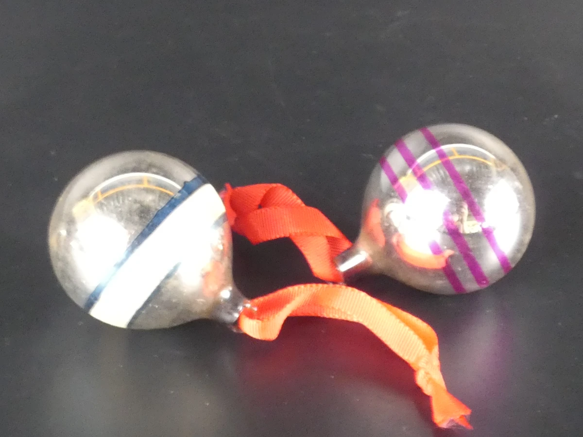 Set van 5 vintage kerstballen, Ajeko - foto 8